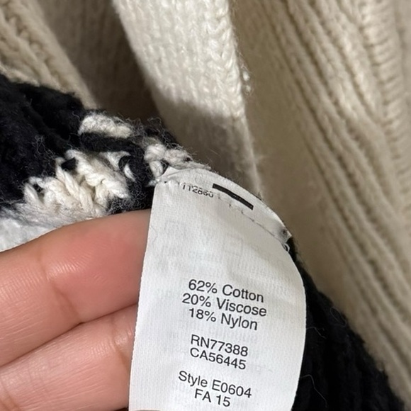 MADEWELL Cocoon Open Knit Striped Cardigan Sweater - Picture 3 of 6